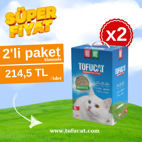 Tofucat 6LT 2'li Fırsat Paketi